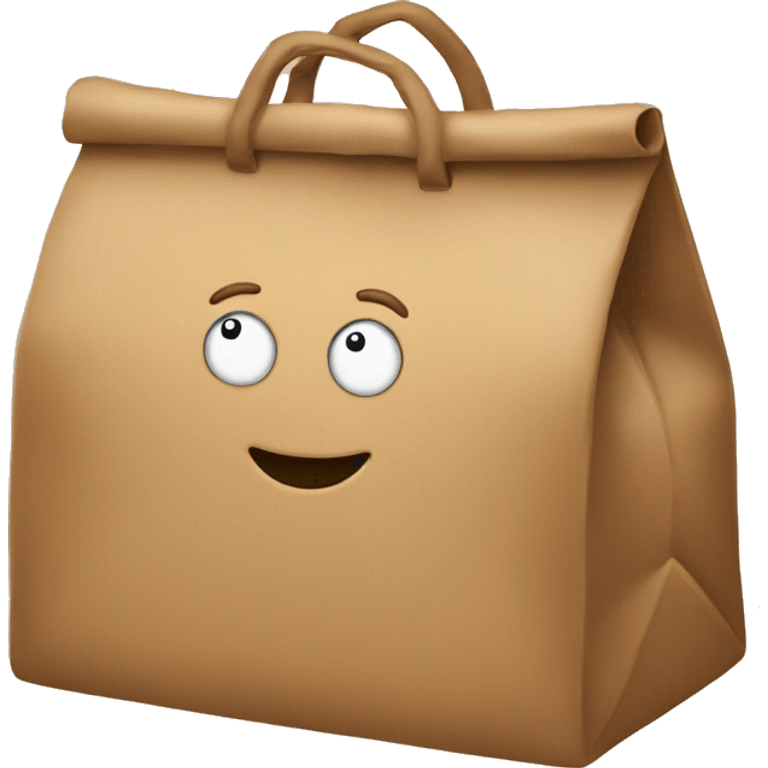 Brown bag emoji