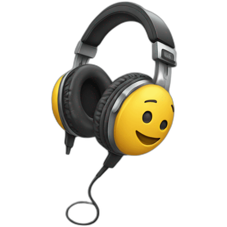 headphones with mic emoji