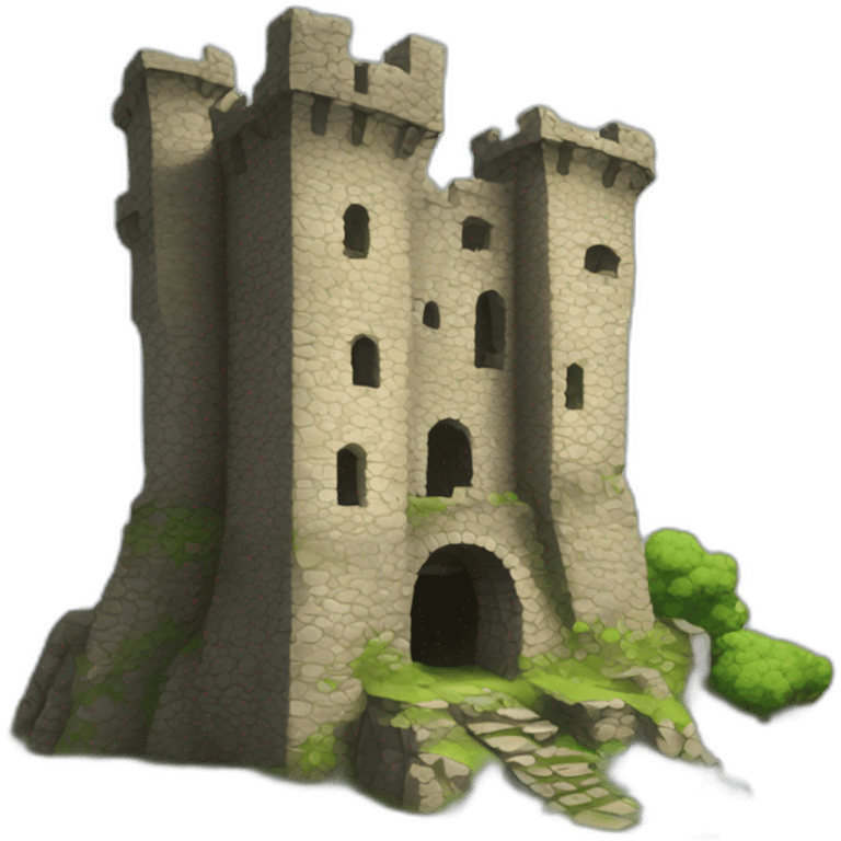 old ruined castle emoji