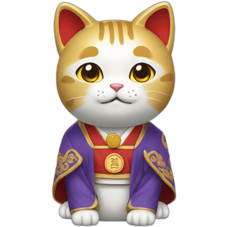 maneki neko university student emoji