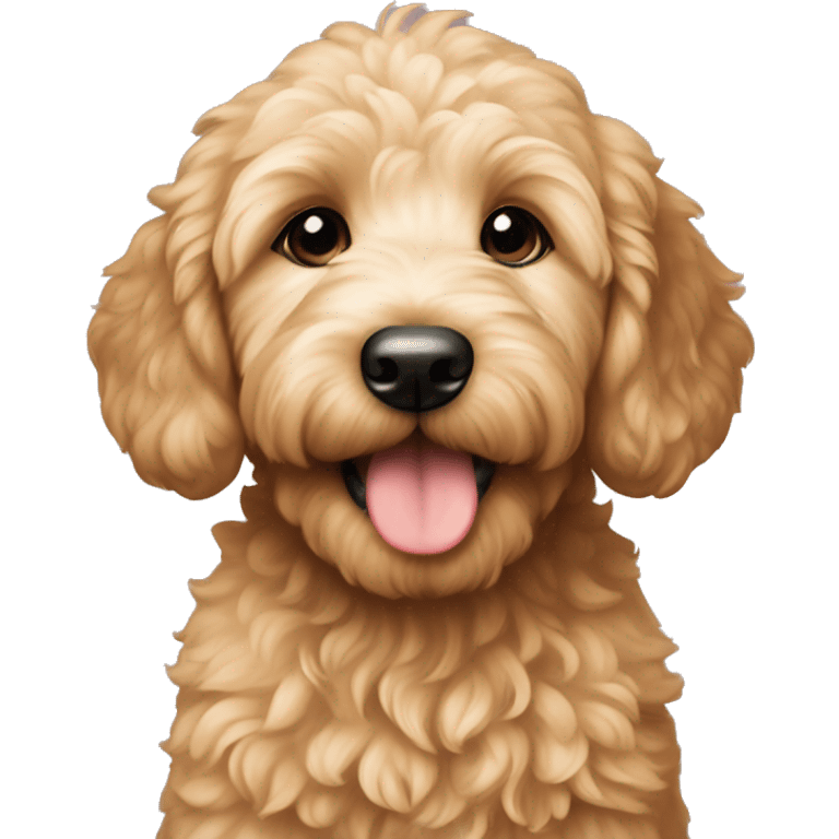 goldendoodle puppy emoji