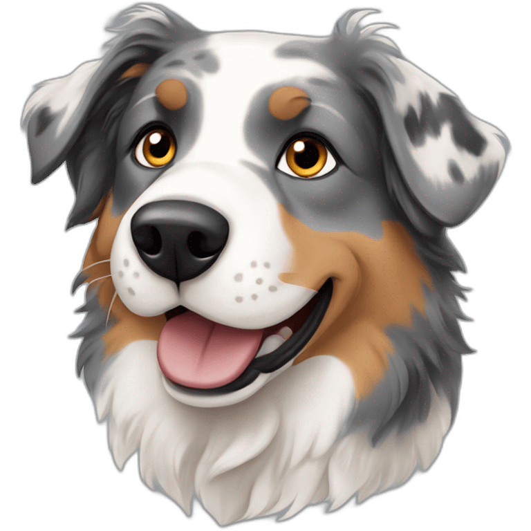 merle australian shepherd emoji