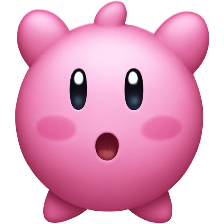 Pink kirby emoji