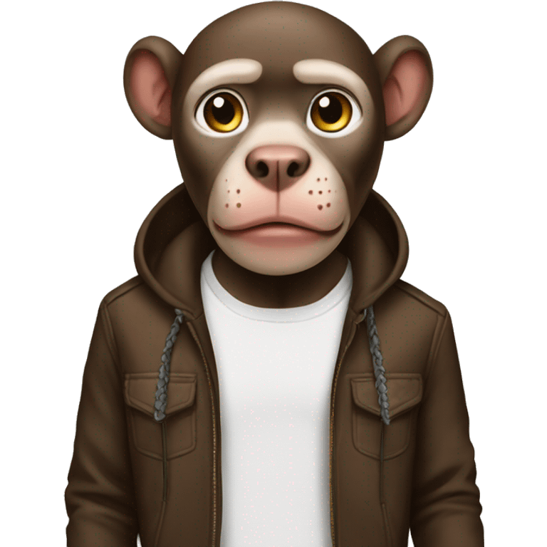 monkey mixed with pitbull emoji