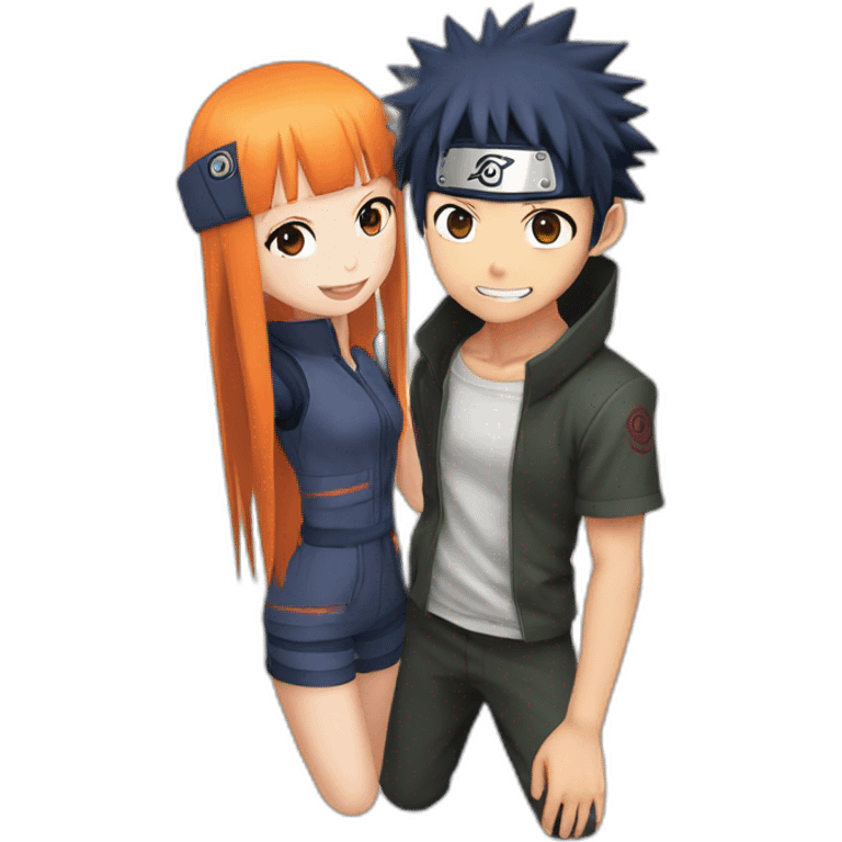 Naruto and hinata emoji