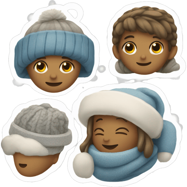 cozy winter emoji pack emoji