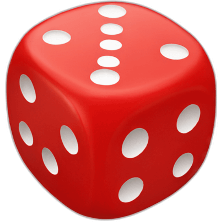 red dice emoji