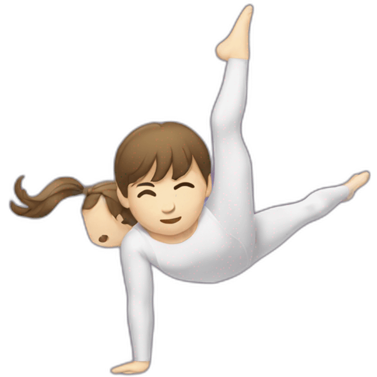 gymnastic-roll emoji