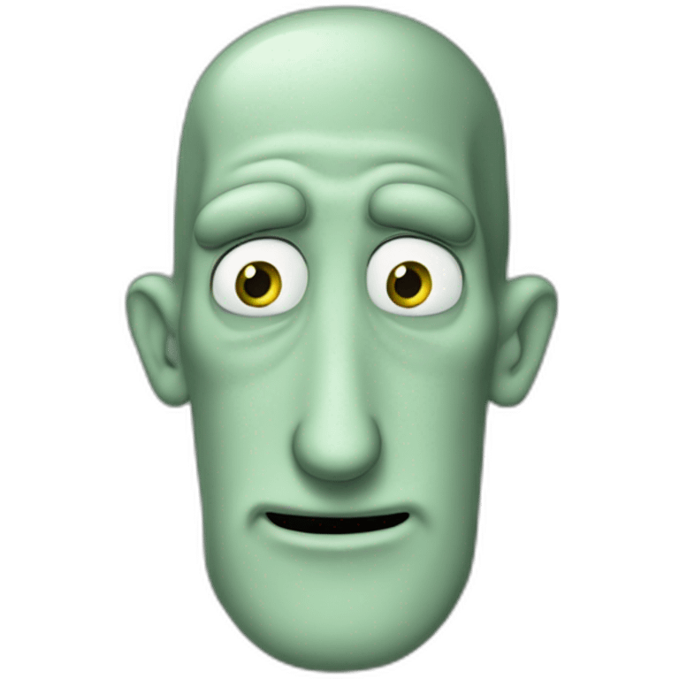 handsome squidward emoji