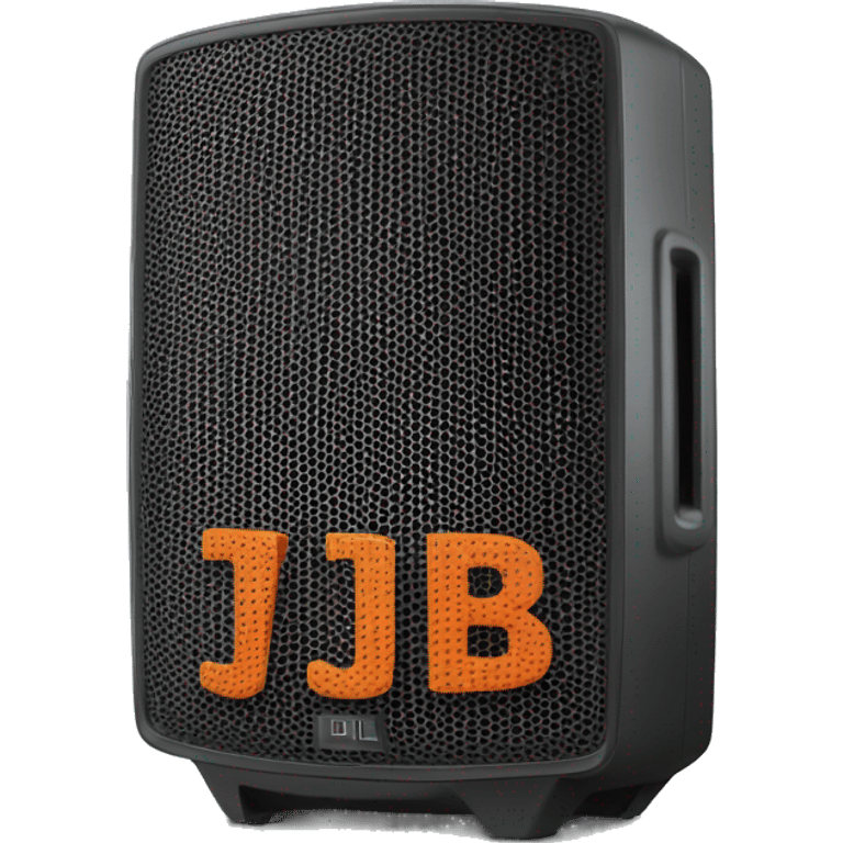 jbl pa speaker with a microphone emoji