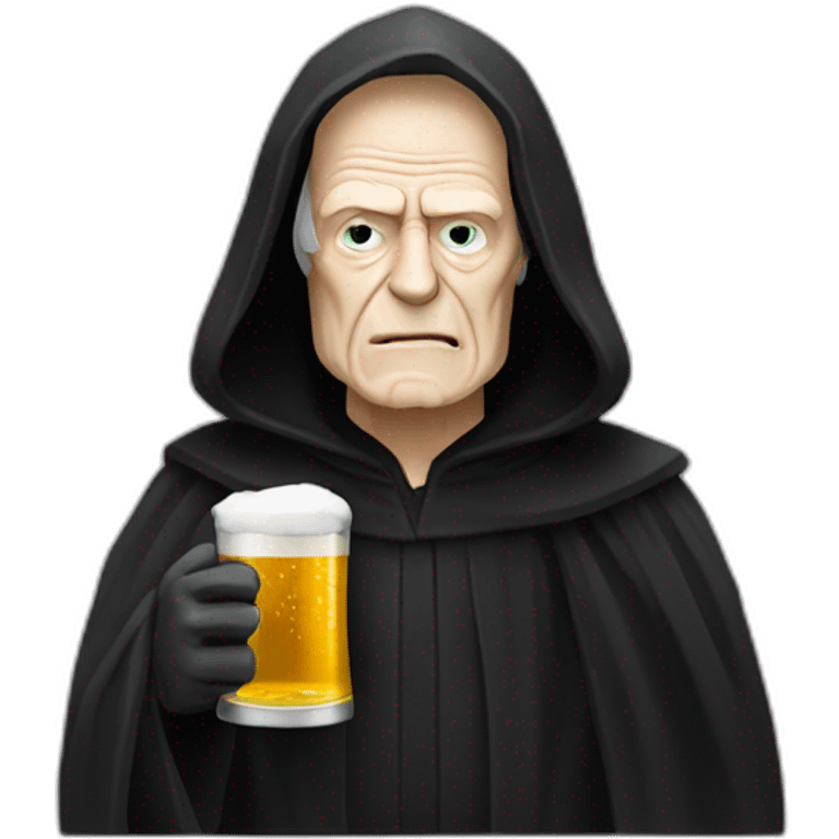 Empreur palpatine qui boit une biere emoji