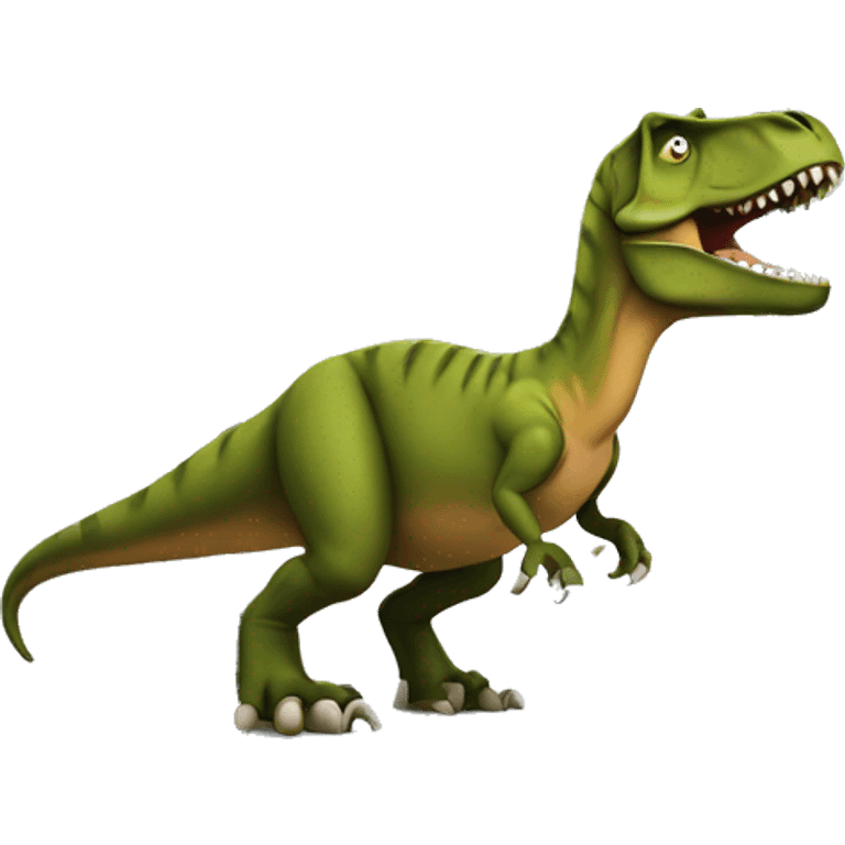 T-Rex holding an iPhone  emoji