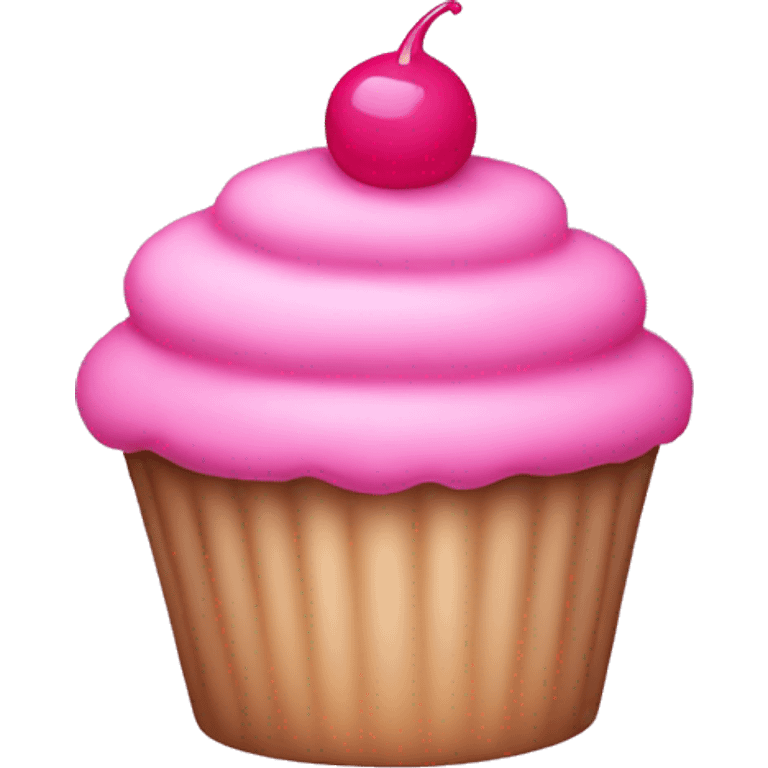 pink cupcake emoji