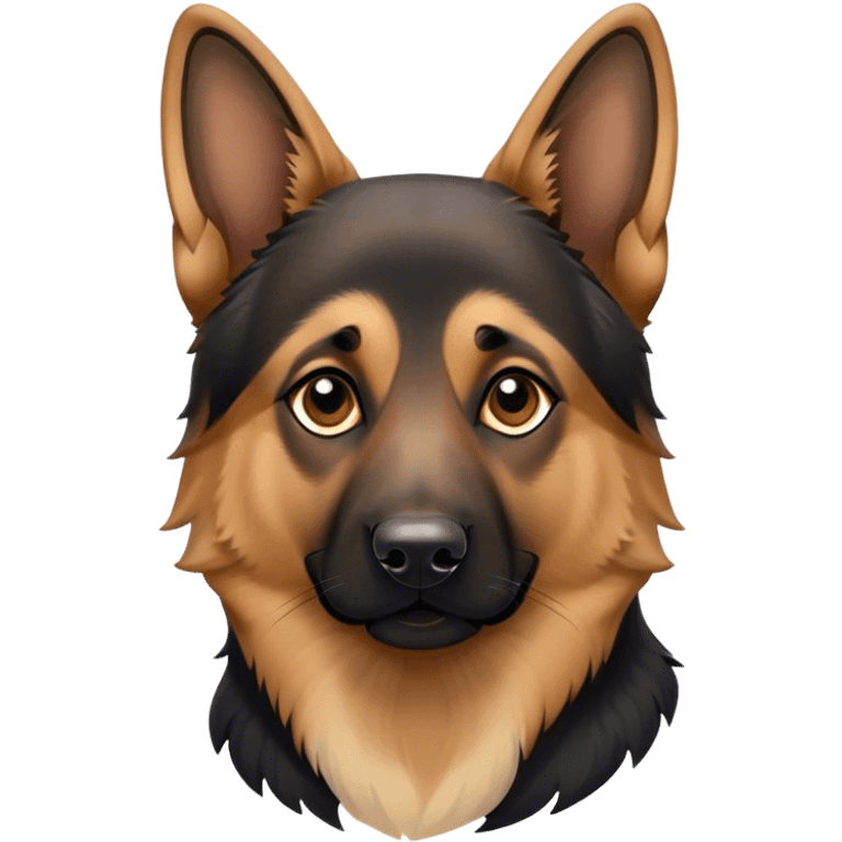 German shepherd dog emoji