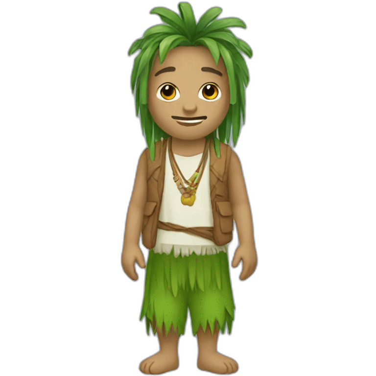 Hippie pandan emoji