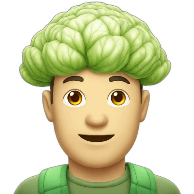 cabbage man emoji