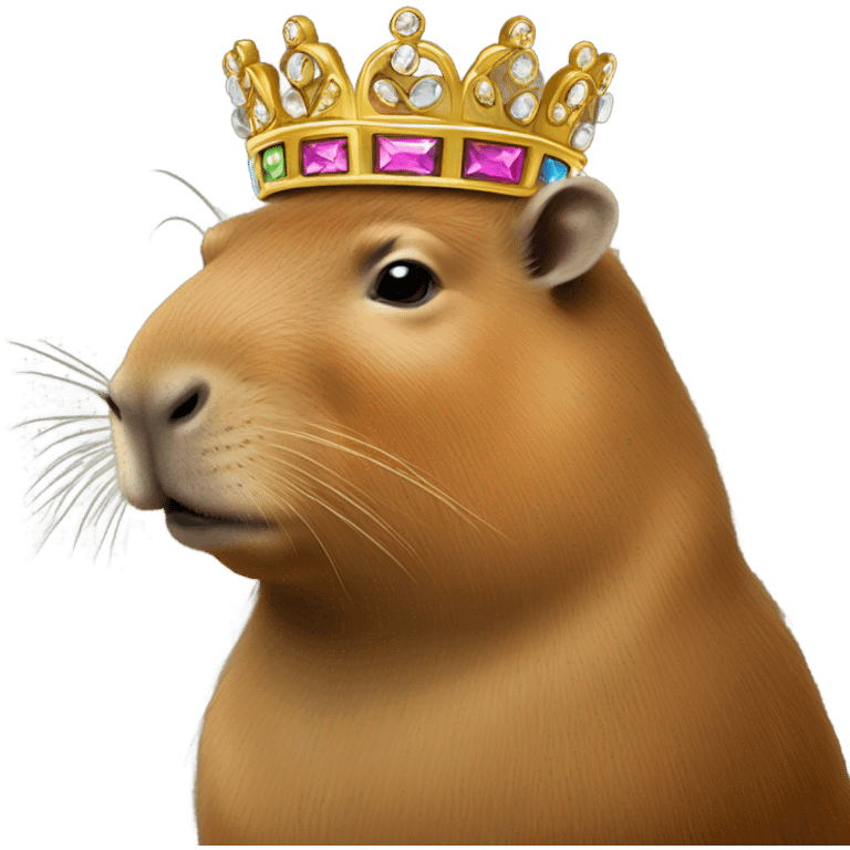 capybara king emoji