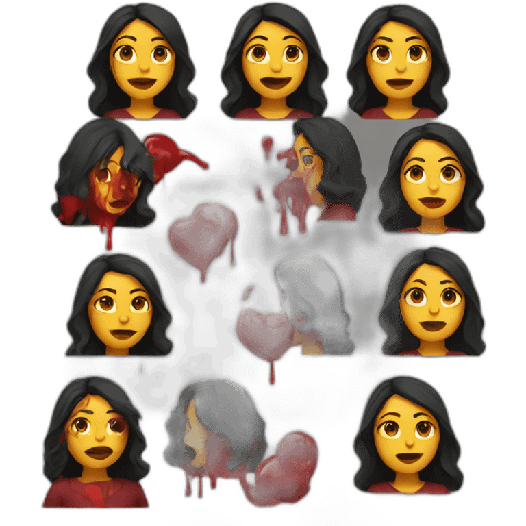 Blood Latin woman emoji