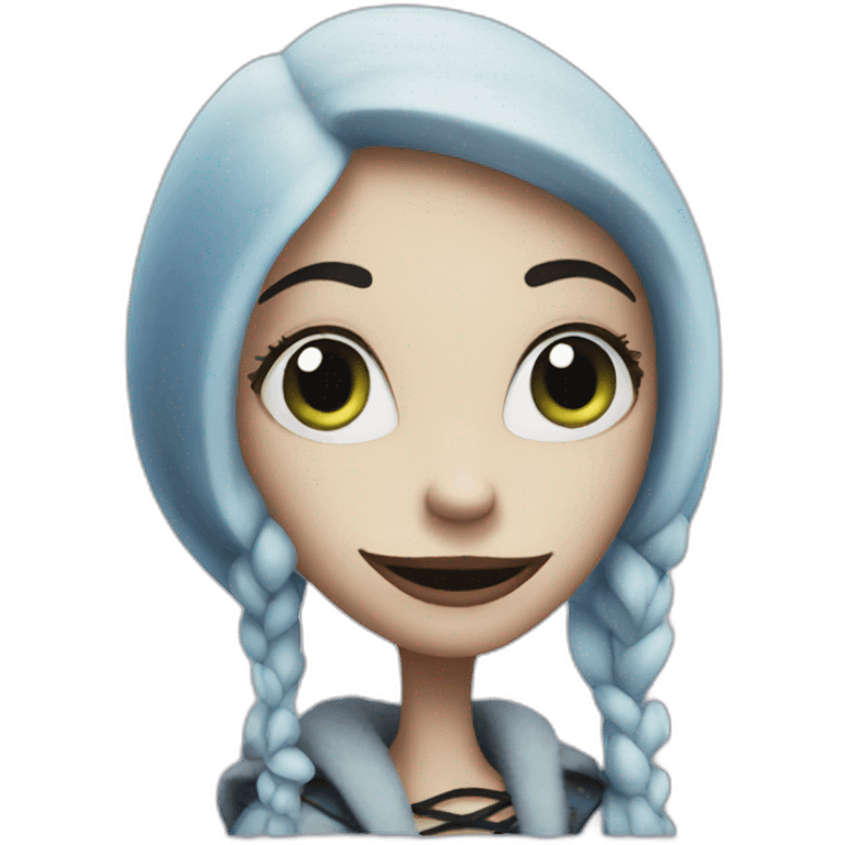 Sally from The Nightmare Before Christmas emoji