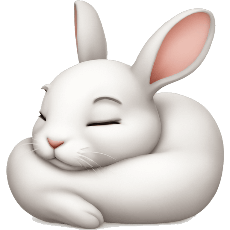 rabbit sleep emoji