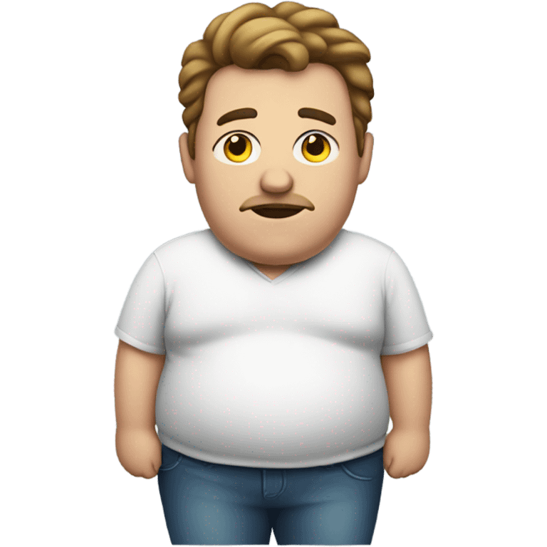 extremely overweight man emoji