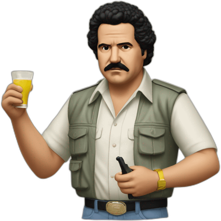 Pablo Escobar motivation  emoji