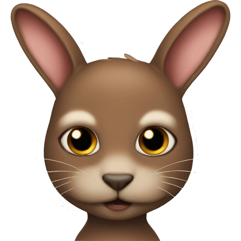 Brown belier bunny  emoji