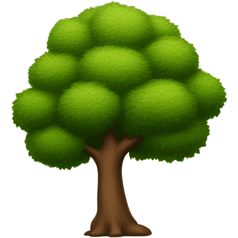 Bob Ross tree emoji