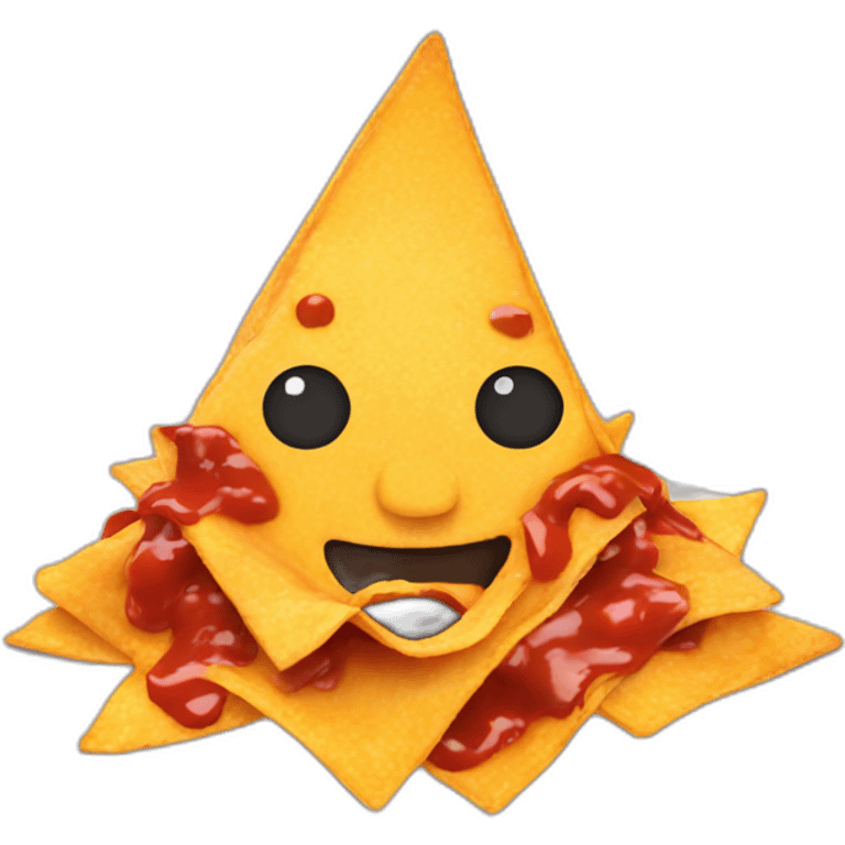 nachos with sauce emoji