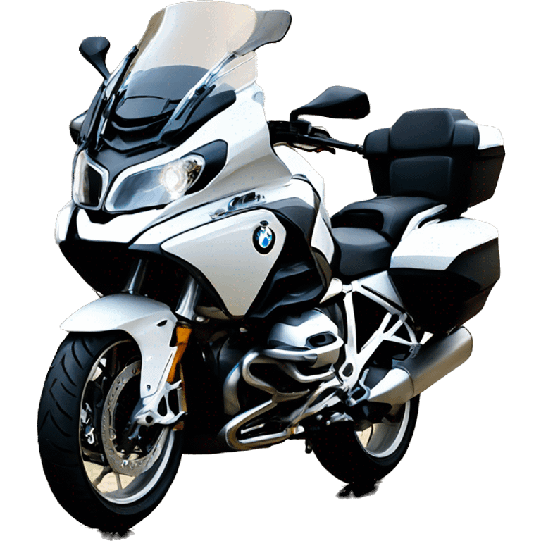 Moto bmw r1200rt  blanca emoji