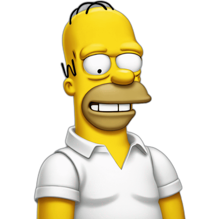 Homer simpson happy emoji