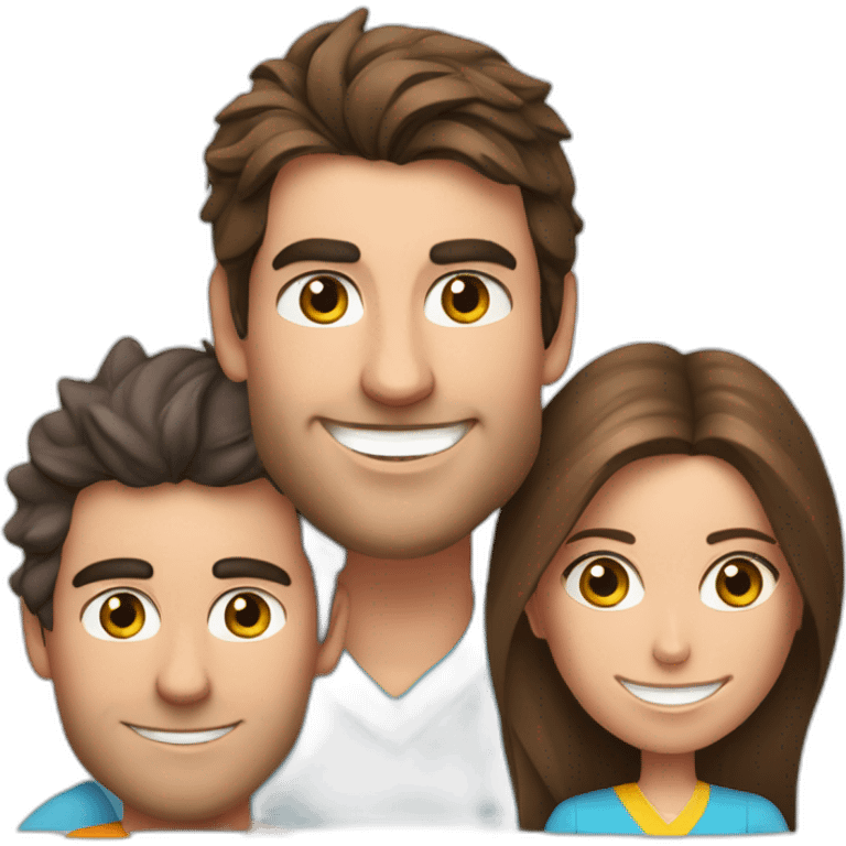 a party with rafael nadal, fernando alonso, letizia ortiz, messi y cristiano ronaldo emoji