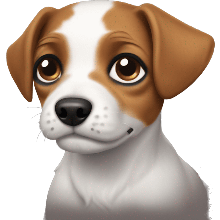 Cavalier Jack Russell puppy mutt emoji