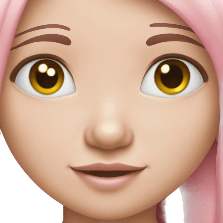 Little girl pink elf emoji