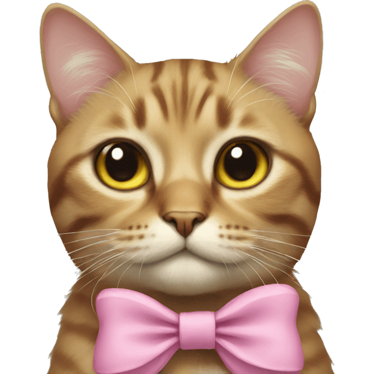 Cat with bow emoji