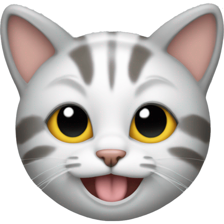 Cat saying skibidi  emoji