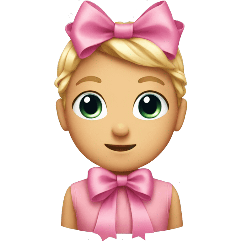 beautiful pink bow emoji