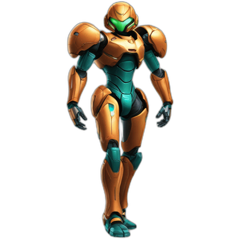 Samus shaking emoji