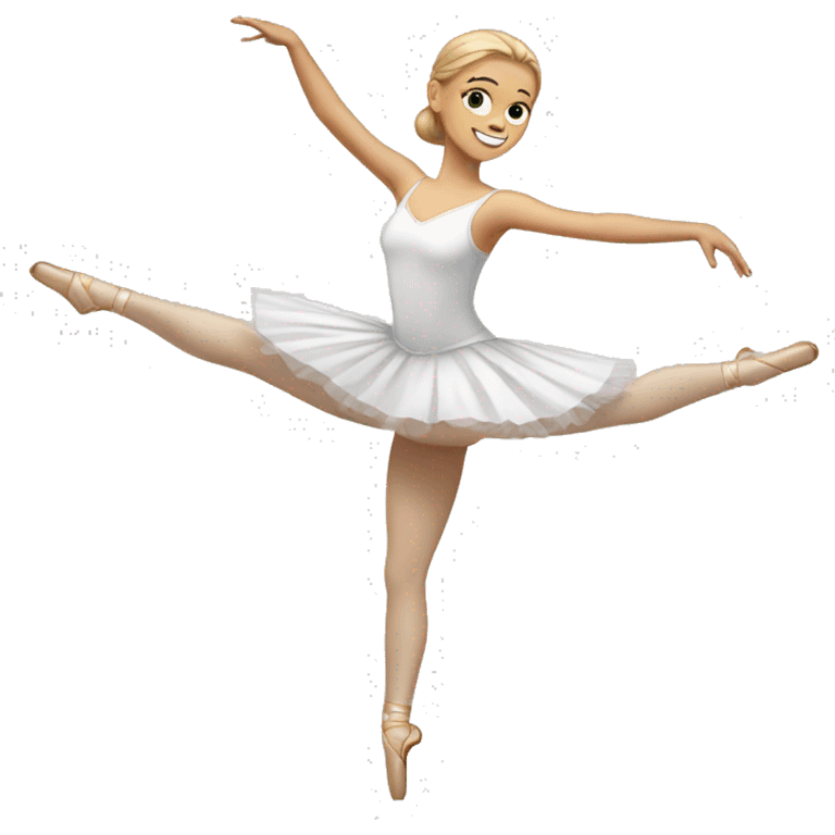 white girl Dancing Ballet emoji