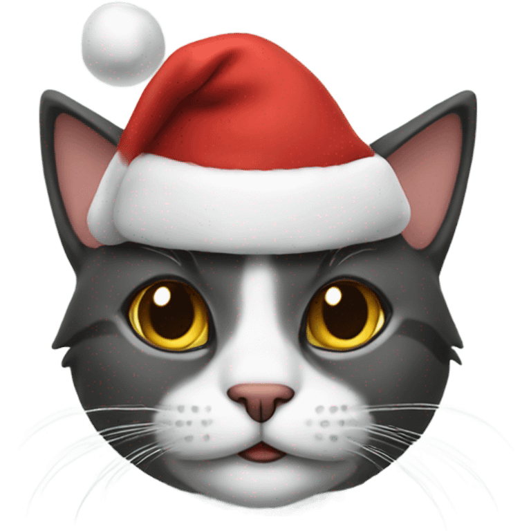 santa cat emoji