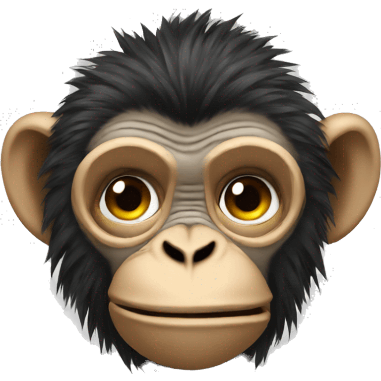 Punk monkey emoji