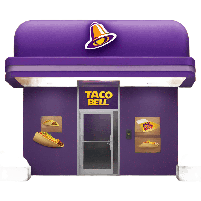 Taco Bell storefront emoji