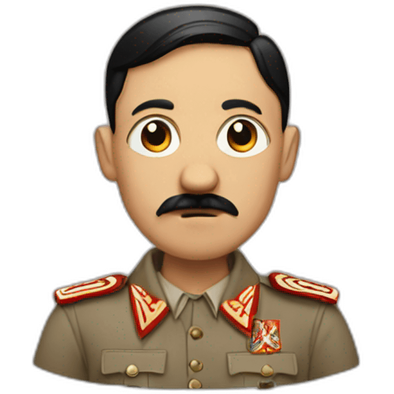 Hitler wearing Morocco shirt emoji