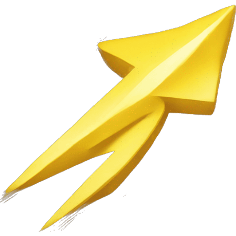 a yellow thunder bolt reading a text messag emoji