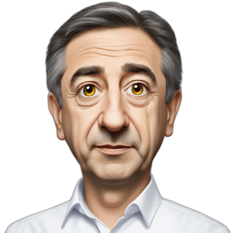 Éric Zemmour qui embrasse Jean-Luc Mélenchon emoji