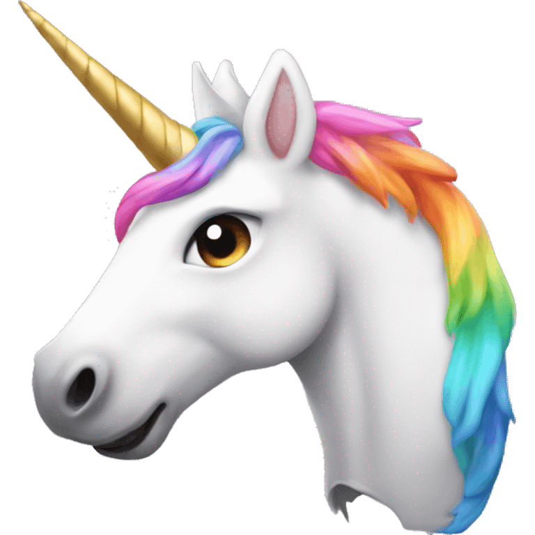 Upside down unicorn emoji