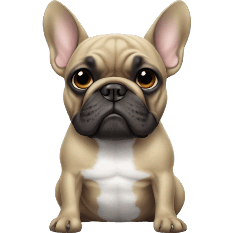 French bulldog that’s a thug emoji