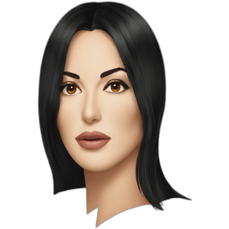 Monica bellucci beautiful face emoji