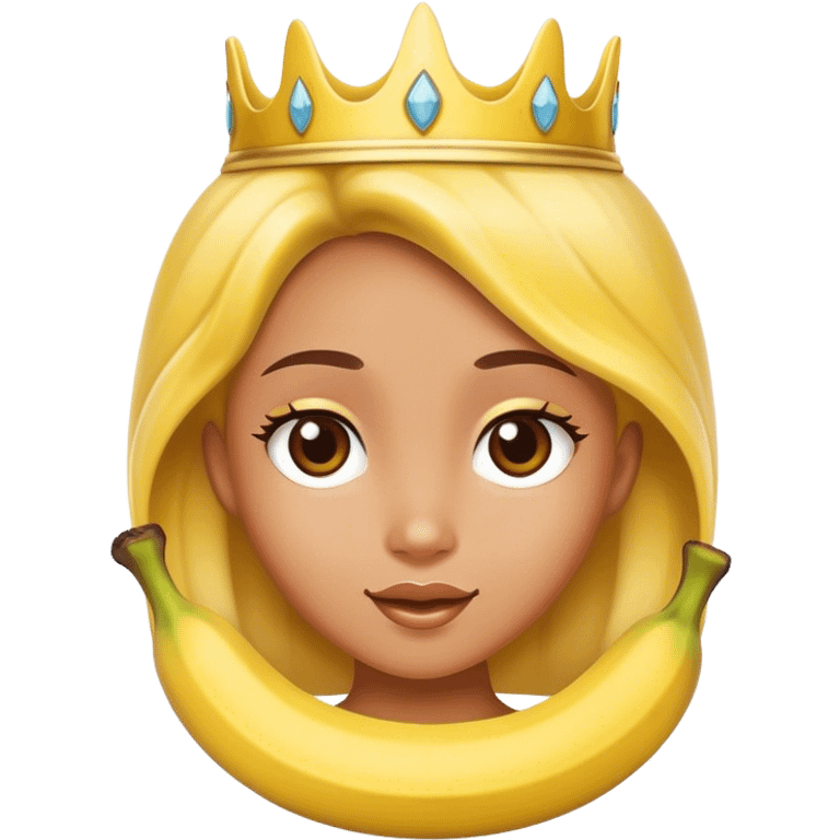 cute banana princess  emoji