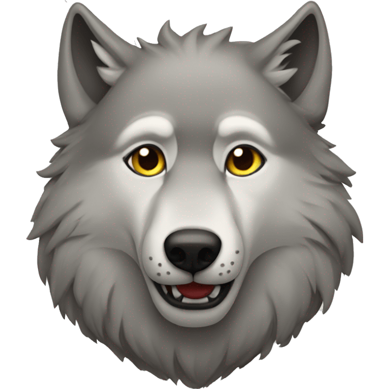 a wolf  emoji